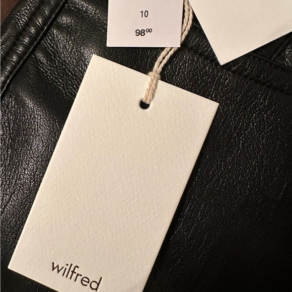 Artizia Leather Mini Skirt (Wilfred) - Picture 2 of 4